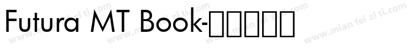 Futura MT Book字体转换